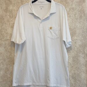 D. Braddy Classic White Polo Shirt for Men